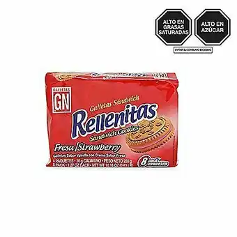 Tottus Galletas de fresa 8 unds oferta