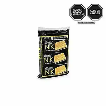 Tottus Wáfer nick sabor a chocolate 6 unds oferta