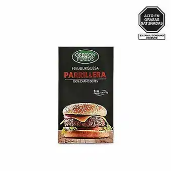 Tottus Hamburguesa parrillera best meats de carne oferta