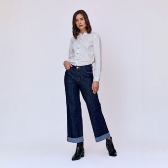 Fina Perú Jean dora azul oferta