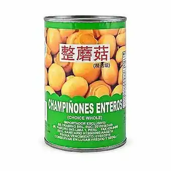 Tottus Champiñones enteros 425 gr oferta