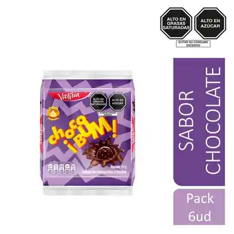 Tottus Galleta choco bum 6 unds oferta