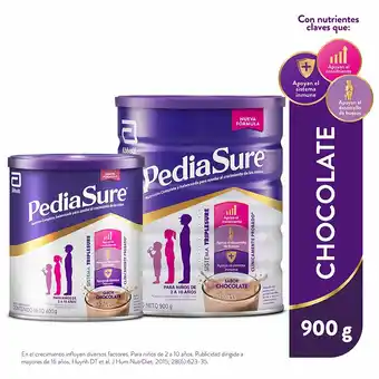 Tottus Pediasure en polvo chocolate 1.3 kg oferta