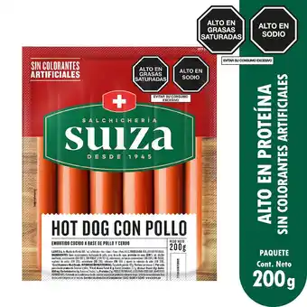 Tottus Hotdog con pollo oferta