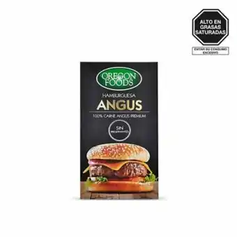 Tottus Hamburguesas angus best meat de carne oferta