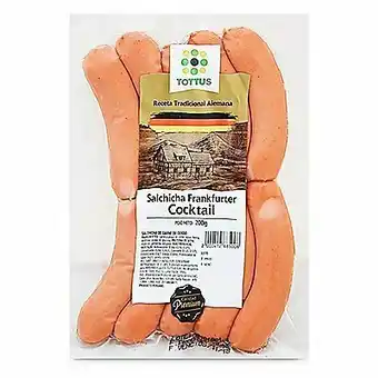Tottus Salchicha frankfuerte premium cocktail oferta