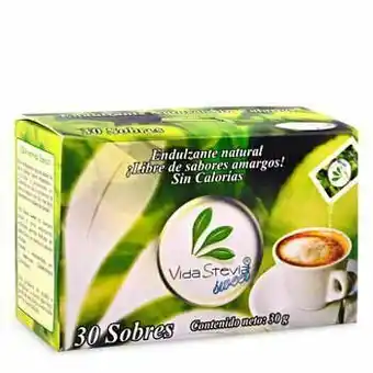 Tottus Vida stevia endulzante natural cj 30 sb oferta