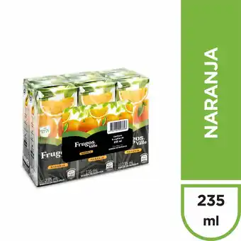 Tottus Frugos sabor naranja 235 ml oferta