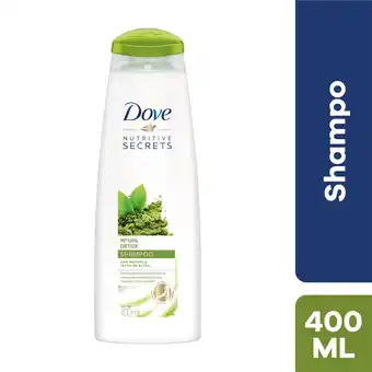 Tottus Shampoo dove ritual detox x 400ml oferta