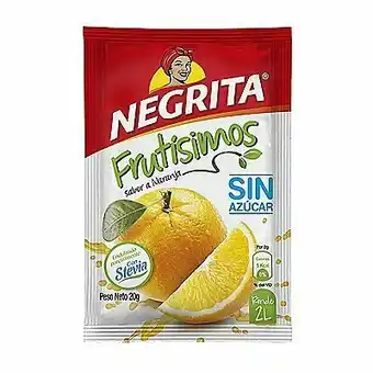 Tottus Jugo en polvo sabor naranja 20 gr oferta