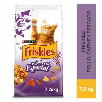 Tottus Alimento para gato de pollo carne pescado y salmon oferta