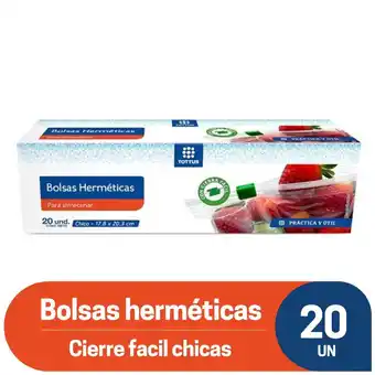 Tottus Bolsa chica con zipper cierre facil oferta