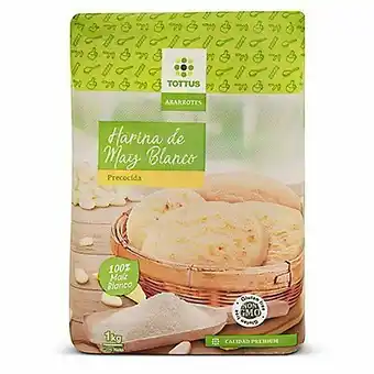 Tottus Harina de maiz blanco oferta