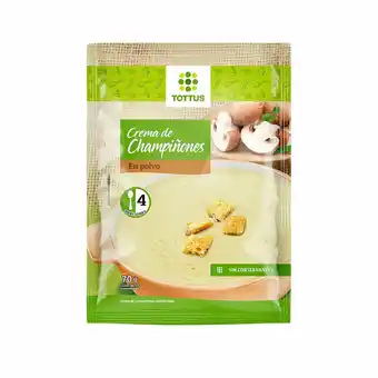 Tottus Crema de champiñon oferta