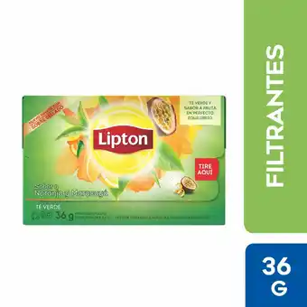 Tottus Té verde. naranaja y maracuyá 36 gr oferta