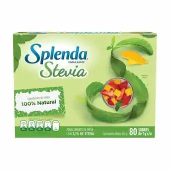 Tottus Stevia splenda edulcorante 80 unds oferta