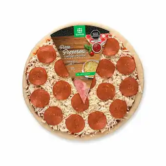 Tottus Pizza pepperoni refrigerada oferta
