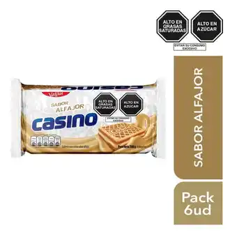 Tottus Galleta casino sabor alfajor 6 unds oferta
