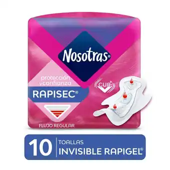 Tottus Toalla higiénica invisible rapigel oferta