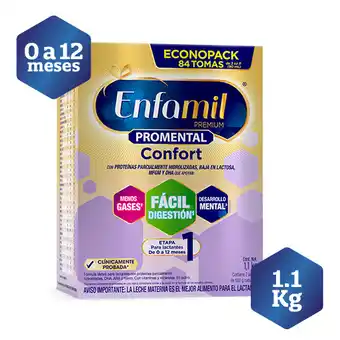 Tottus Enfamil confort premium 1,1 kg oferta
