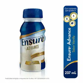 Tottus Complemento bebible vainilla 237 ml oferta