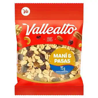 Tottus Maní con pasas 75 gr oferta