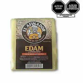 Tottus Queso edam laminado oferta