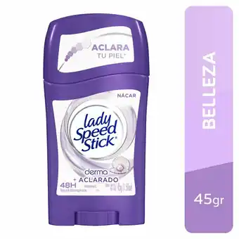 Tottus Desodorante derma aclarado barra 45gr oferta