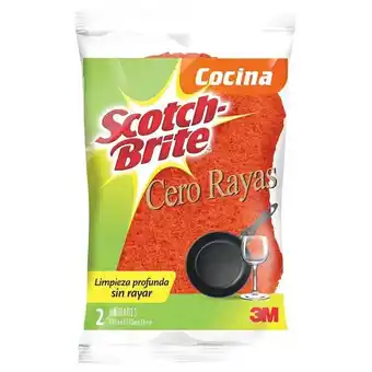 Tottus Scoth brite esponja cero rayas cocina fibra oferta