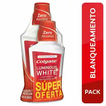 Tottus Enjuague bucal luminous white oferta