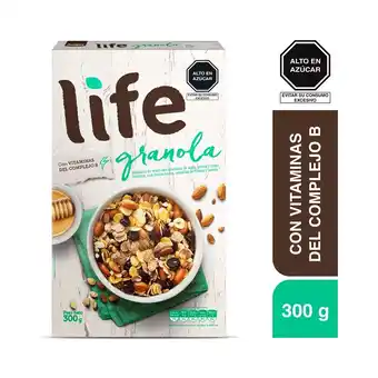 Tottus Cereal life granola 300 gr oferta
