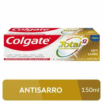Tottus Pasta dental total 12 antisarro oferta
