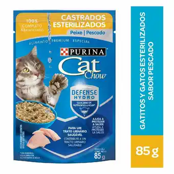 Tottus Alimento humedo gato castrado esterilizado pescado oferta