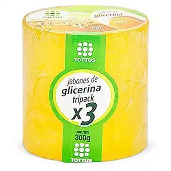 Tottus Jabon de glicerina y heno 100 gr oferta