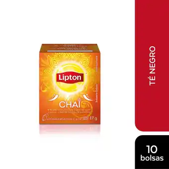 Tottus Infusión té negro chai 10 unds oferta