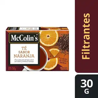 Tottus Infusión té sabor naranja 25 unds oferta