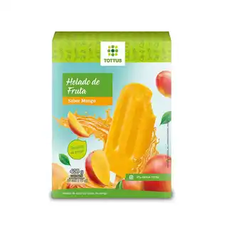 Tottus Paleta de helado frutada de mango oferta
