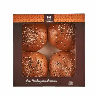 Tottus Pan para hamburguesa premium oferta