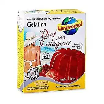 Tottus Gelatina extra colágeno sabor fresa 30 gr oferta