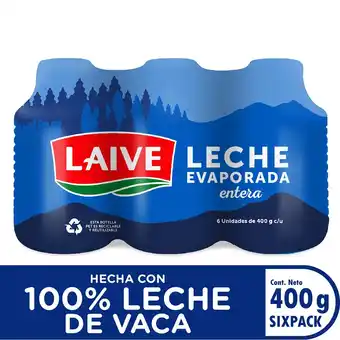 Tottus Leche evaporada 6 unds oferta