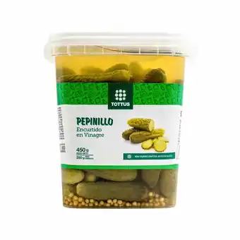 Tottus Pepinillo encurtido en vinagre oferta