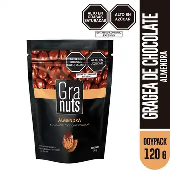 Tottus Almendras bañadas en chocolate 120 gr oferta