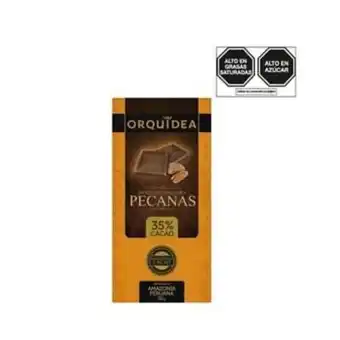 Tottus Chocolate leche y pecanas 90 gr oferta