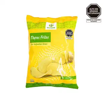 Tottus Papas fritas en hojuelas oferta