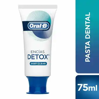 Tottus Pasta dental encías detox deep clean oferta