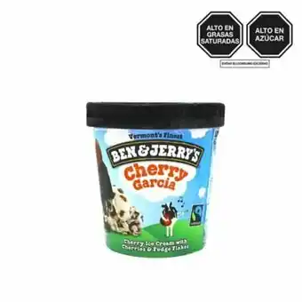 Tottus Helado de cereza c/fudge oferta