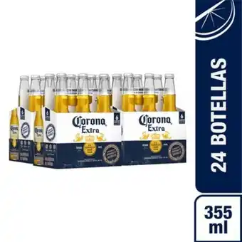 Maestro Cerveza corona extra botella 355ml caja x 24und oferta