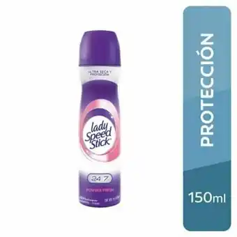 Tottus Desodorante powder fresh 24/7 aerosol oferta