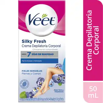 Tottus Crema depiladora corporal piel sensible oferta