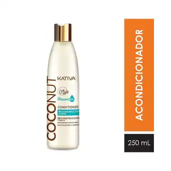Tottus Acondicionador con aceite de coco organico oferta